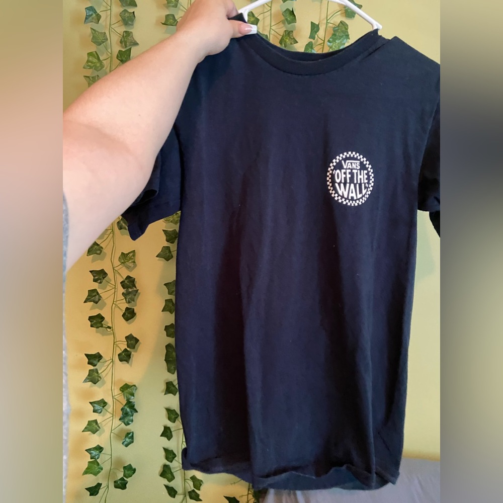 Size Small Navy Vans Off The Wall Tee